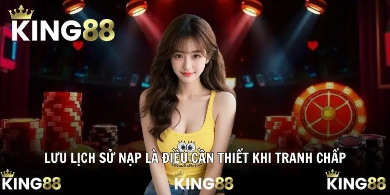 Lưu lịch sử nạp là điều cần thiết khi tranh chấp